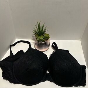 Elegant Black Lace Bra